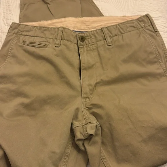 UNIQLO Olive Green Khaki CN 175/88 A. (US 34) - Picture 4 of 6